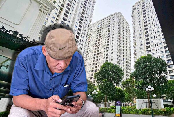 Ông Trần Kiên và hàng trăm cư dân Iris Garden bức xúc về nhiều vấn đề thiếu minh bạch tại Ban quản trị Chung cư Iris Garden hiện nay. Ảnh: Quỳnh Anh
