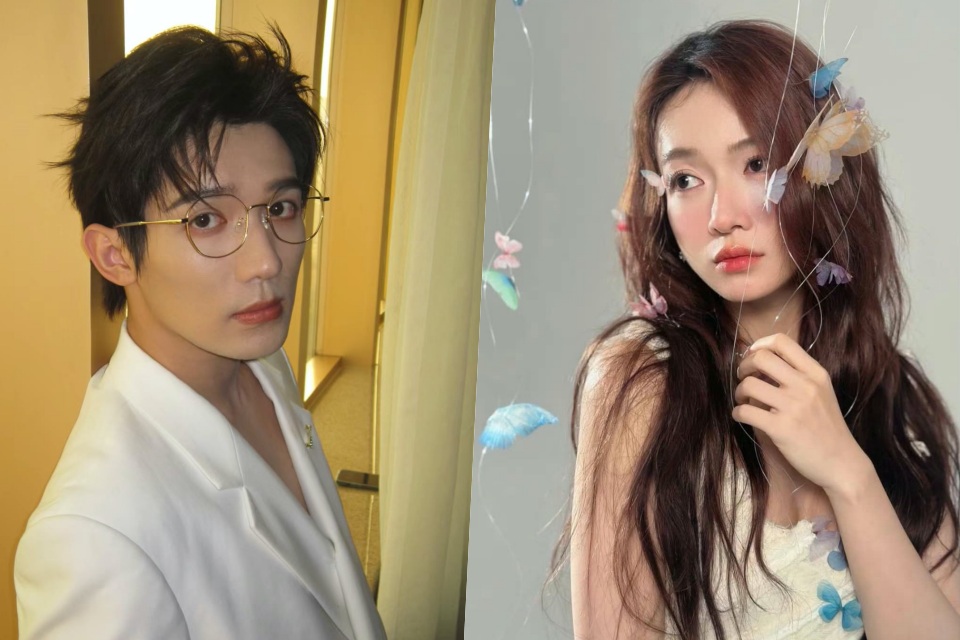 Ngô Cẩn Ngôn, Lương Vĩnh Kỳ tái hợp sau "Mặc vũ vân gian". Ảnh: Weibo
