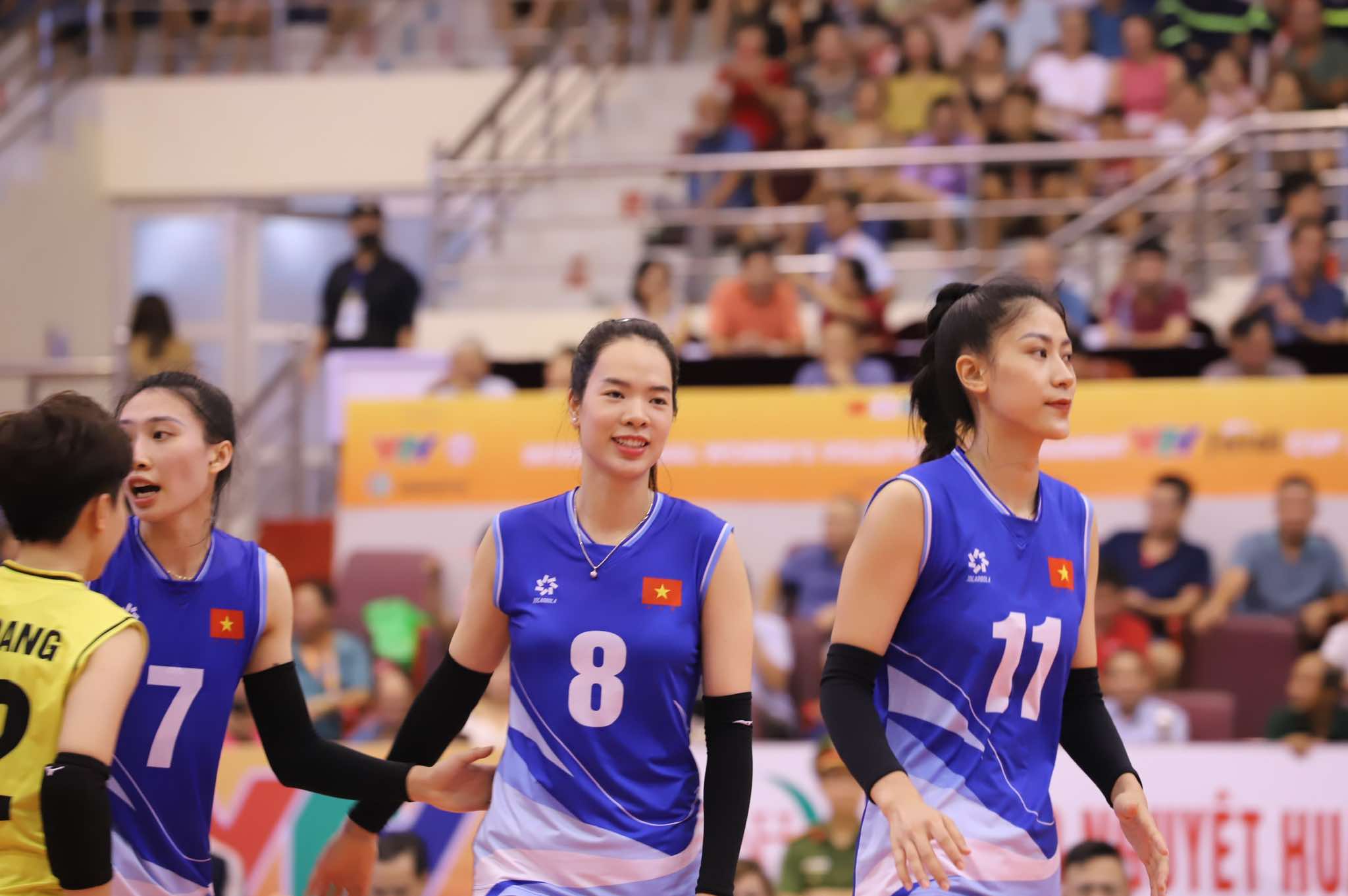 Tuyển bóng chuyền nữ Việt Nam vào tứ kết VTV Cup 2024 với vị trí thứ 3 bảng A. Ảnh: Hoàng Huê