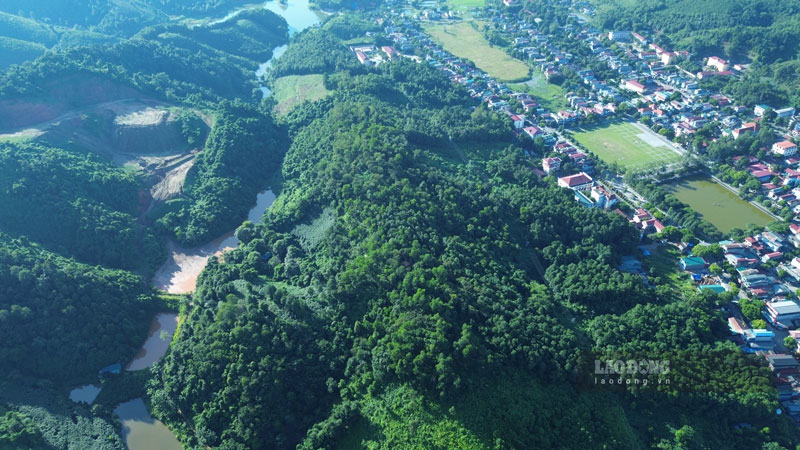 Up to now, this area still has no signs of implementing any infrastructure items of the cluster. Photo: Dinh Dai