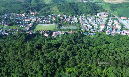 CCN Bát Xát (huyện Bát Xát, tỉnh Lào Cai) được quy hoạch nằm ngay trung tâm của thị trấn. Ảnh: Đinh Đại