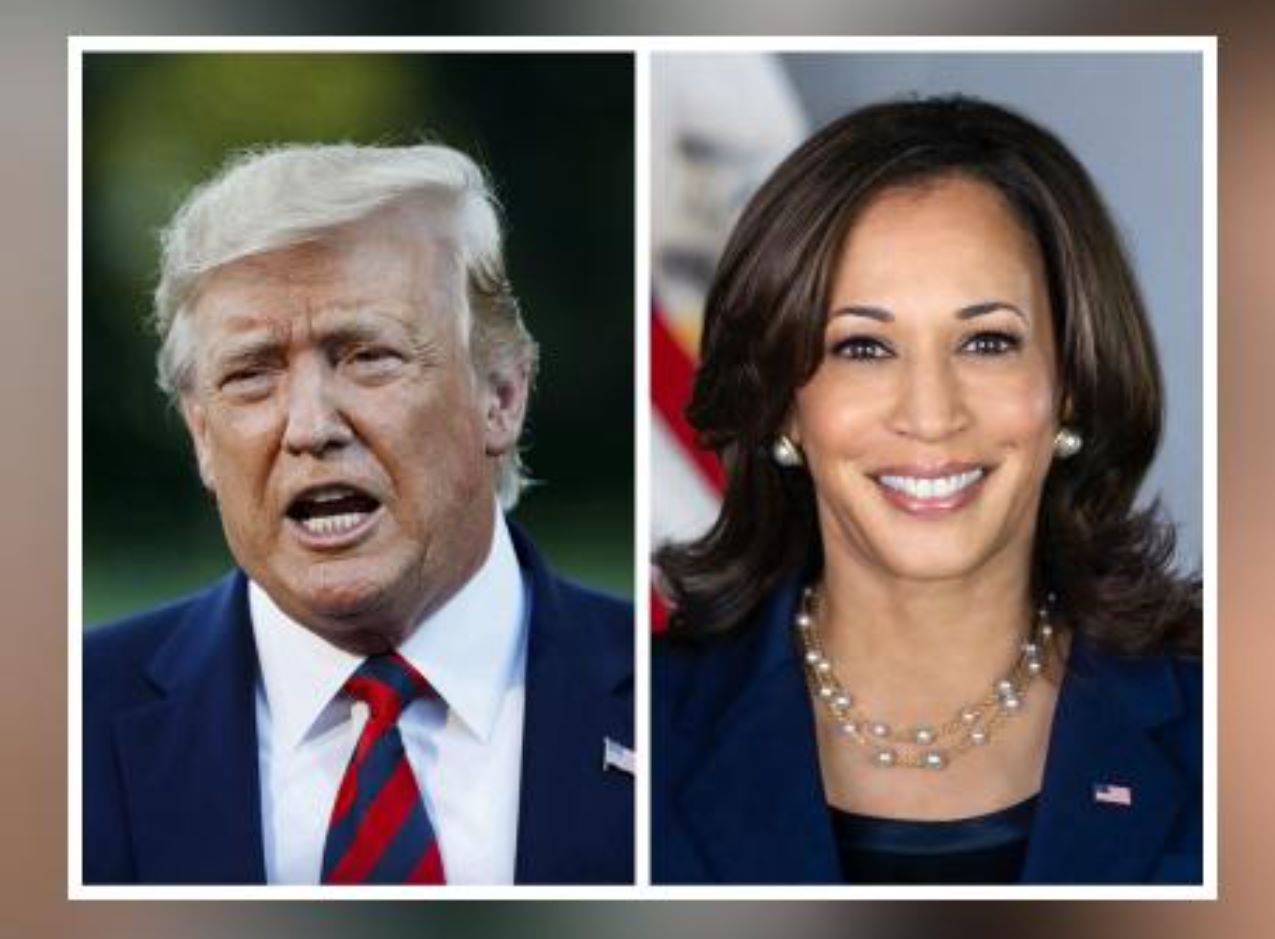 Bà Kamala Harris đang dẫn trước ông Donald Trump trong thăm dò bầu cử Mỹ. Ảnh: Xinhua