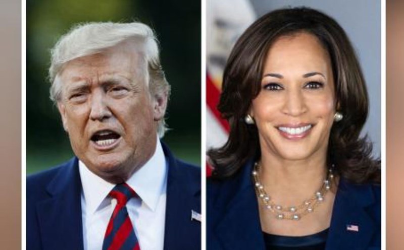 Bà Kamala Harris đang dẫn trước ông Donald Trump trong thăm dò bầu cử Mỹ. Ảnh: Xinhua