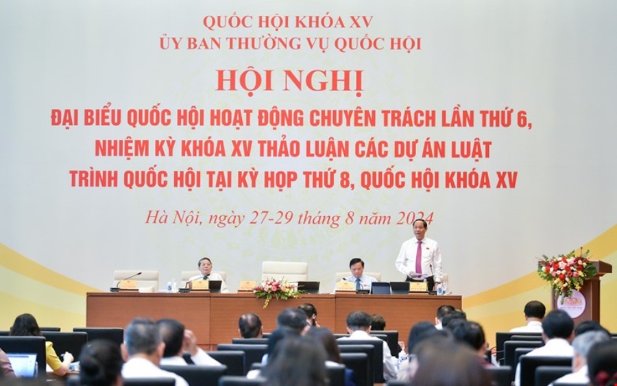 Conference on the morning of August 28. Photo: Pham Dong