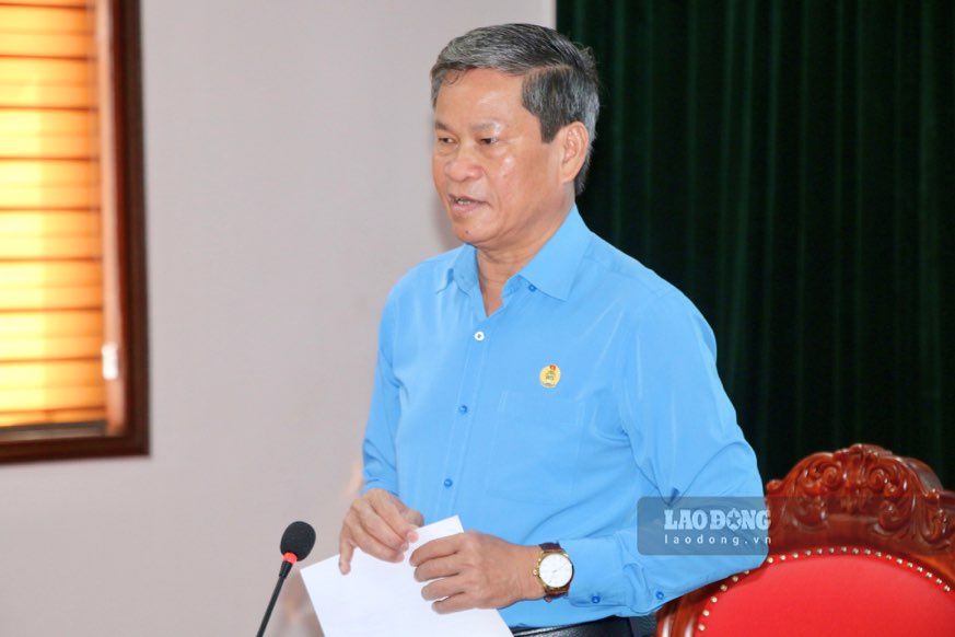 Vice Chairman of the Vietnam General Confederation of Labor Huynh Thanh Xuan spoke at the meeting.