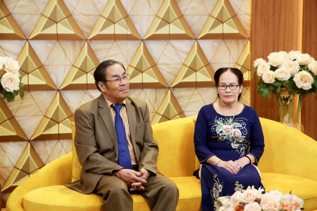 Vợ chồng ông Đình Thái tại "Thuận vợ thuận chồng". Ảnh: NSX.