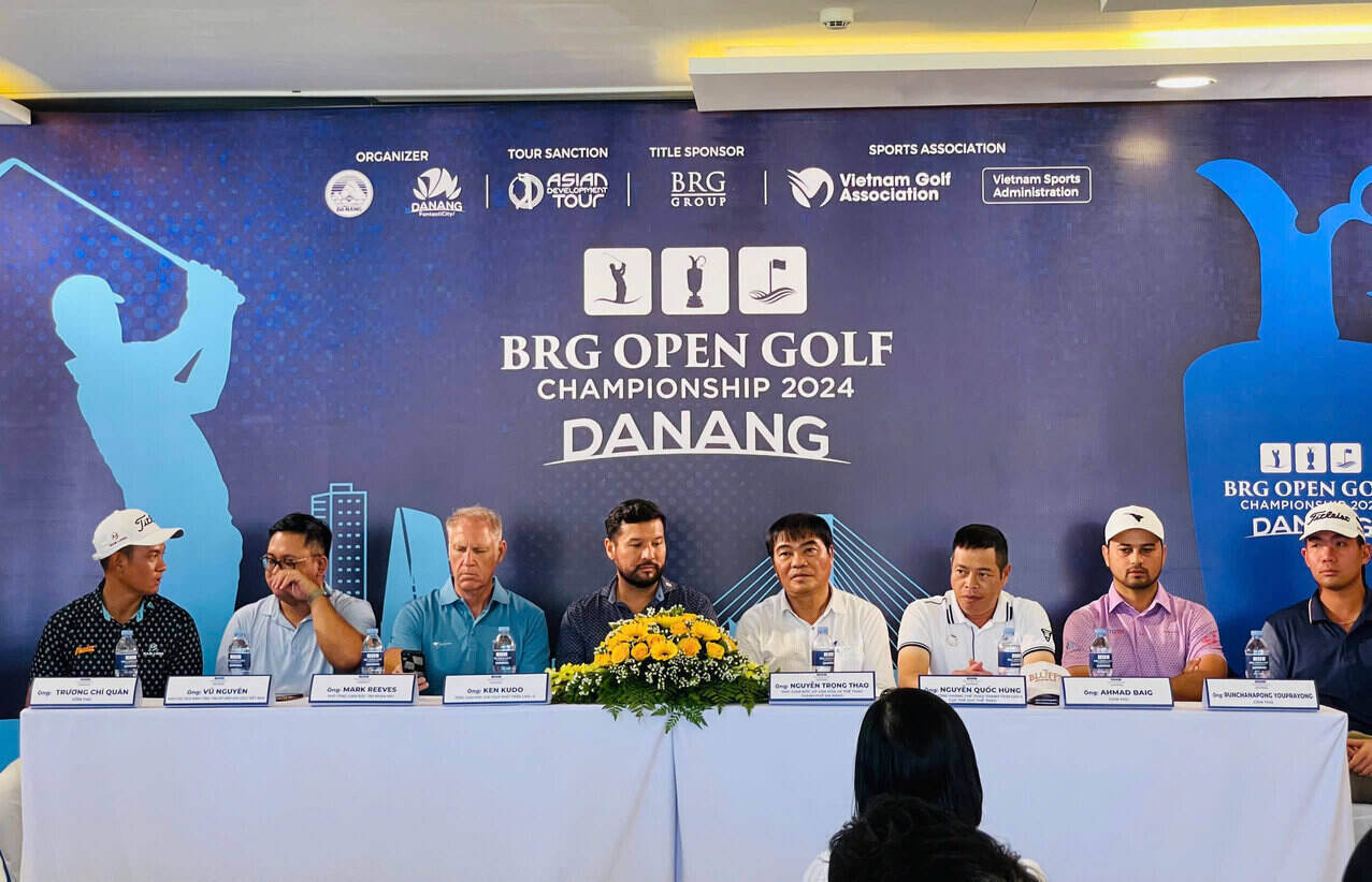 Họp báo Kỹ thuật trước giải đấu BRG Open Golf Championship Danang 2024. Ảnh: Mai Hương