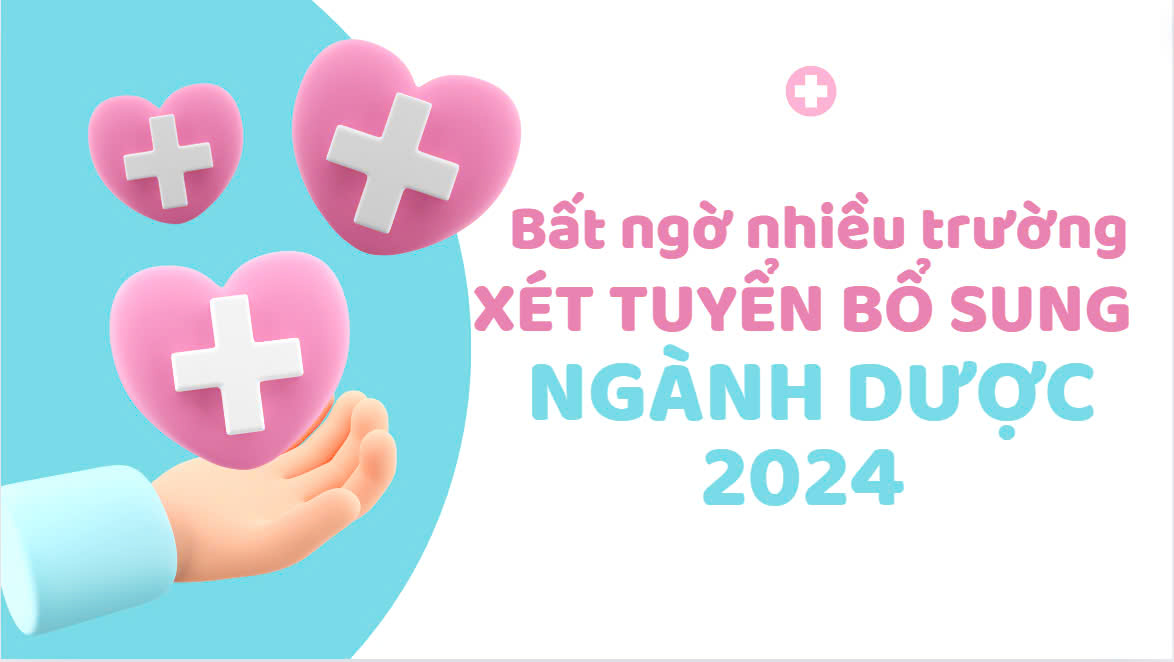 Bất ngờ nhiều trường xét tuyển bổ sung ngành Dược 2024