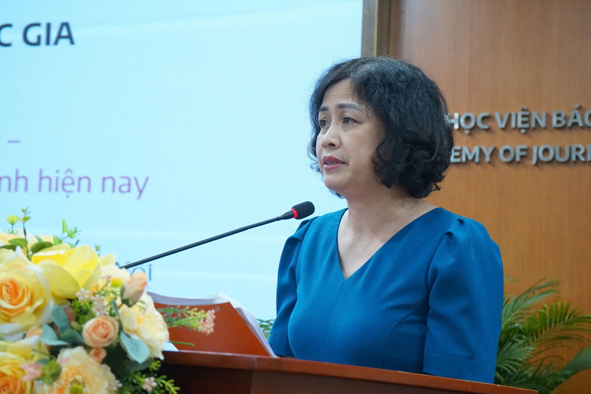 Associate Professor, Dr. Do Thi Quyen - Chairwoman of the School Council, Hanoi University of Culture. Image: