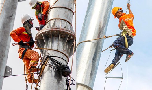 Theo kế hoạch, sáng mai (29.8),  EVN) và EVNNPT sẽ tổ chức Lễ khánh thành dự án đường dây 500kV mạch 3 Quảng Trạch (Quảng Bình) đến Phố Nối (Hưng Yên). Ảnh: Thành Vinh
