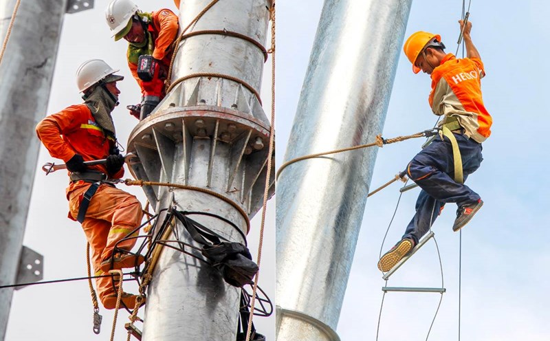 Theo kế hoạch, sáng mai (29.8),  EVN) và EVNNPT sẽ tổ chức Lễ khánh thành dự án đường dây 500kV mạch 3 Quảng Trạch (Quảng Bình) đến Phố Nối (Hưng Yên). Ảnh: Thành Vinh