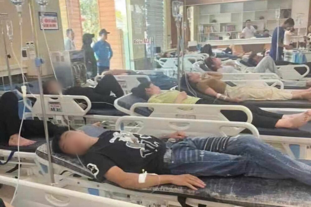 Có 133 công nhân có các biểu hiện của ngộ độc thực phẩm. Ảnh: CTV.