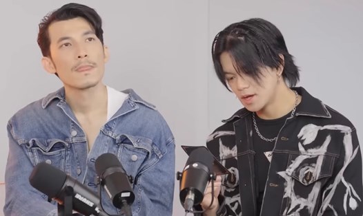 (S)TRONG và Liên Bỉnh Phát tâm sự về show "Anh trai". Ảnh: NSX.