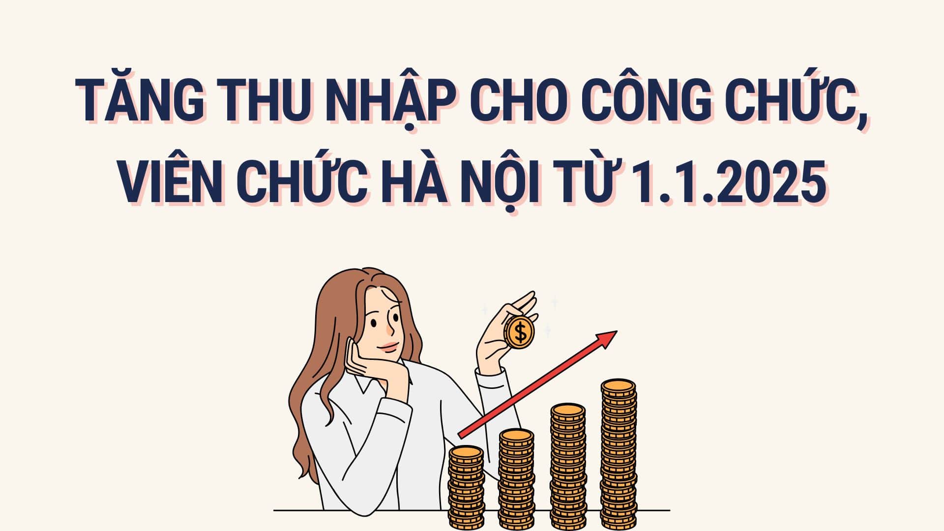 Tăng thu nhập cho công chức, viên chức Hà Nội khi tăng lương. Đồ họa: Hoàng Lê