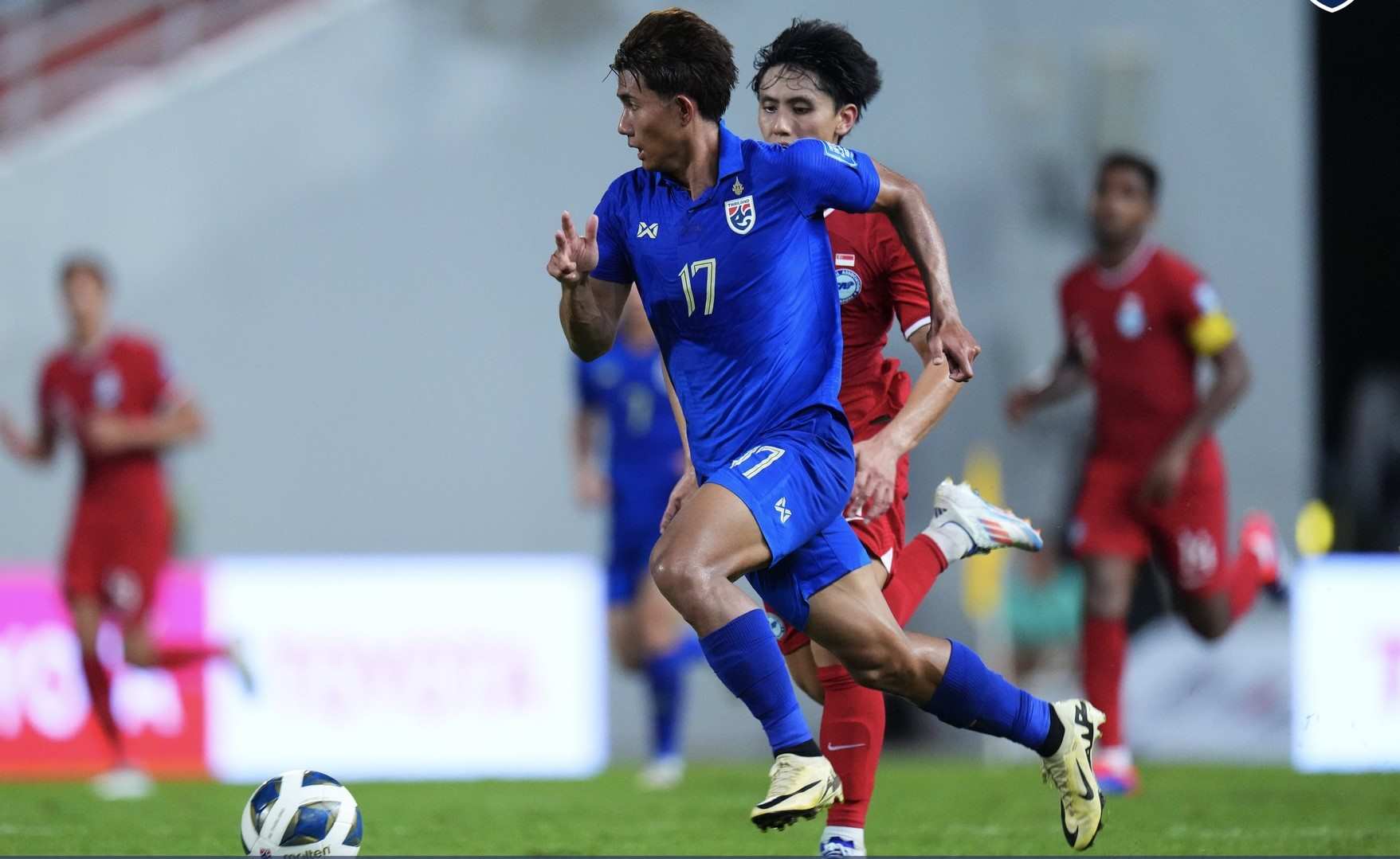 Suphanat Mueanta (OH Leuven), 1 trong những ngôi sao của tuyển Thái Lan sẽ sang Hà Nội đá giao hữu. Ảnh: FAT