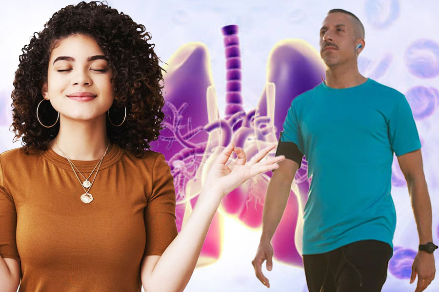 Những bài tập tim mạch giúp phổi hoạt động tốt hơn. Đồ hoạ: Thiện Nhân