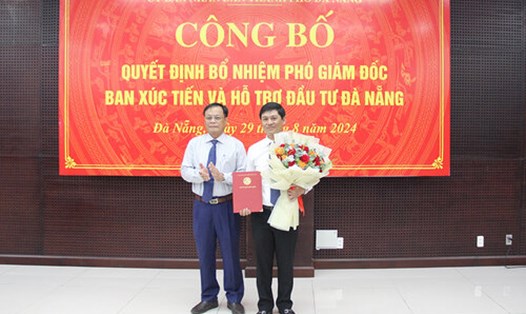 Ông Lê Vĩnh An được bổ nhiệm làm Phó Giám đốc IPA Đà Nẵng. Ảnh: Cổng thông tin điện tử TP Đà Nẵng