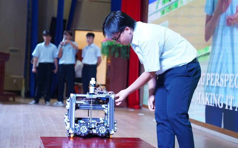 10 dự án khởi nghiệp tham gia chung kết Cuộc thi khởi nghiệp đổi mới sáng tạo TP Đà Nẵng. Ảnh: Nguyễn Linh