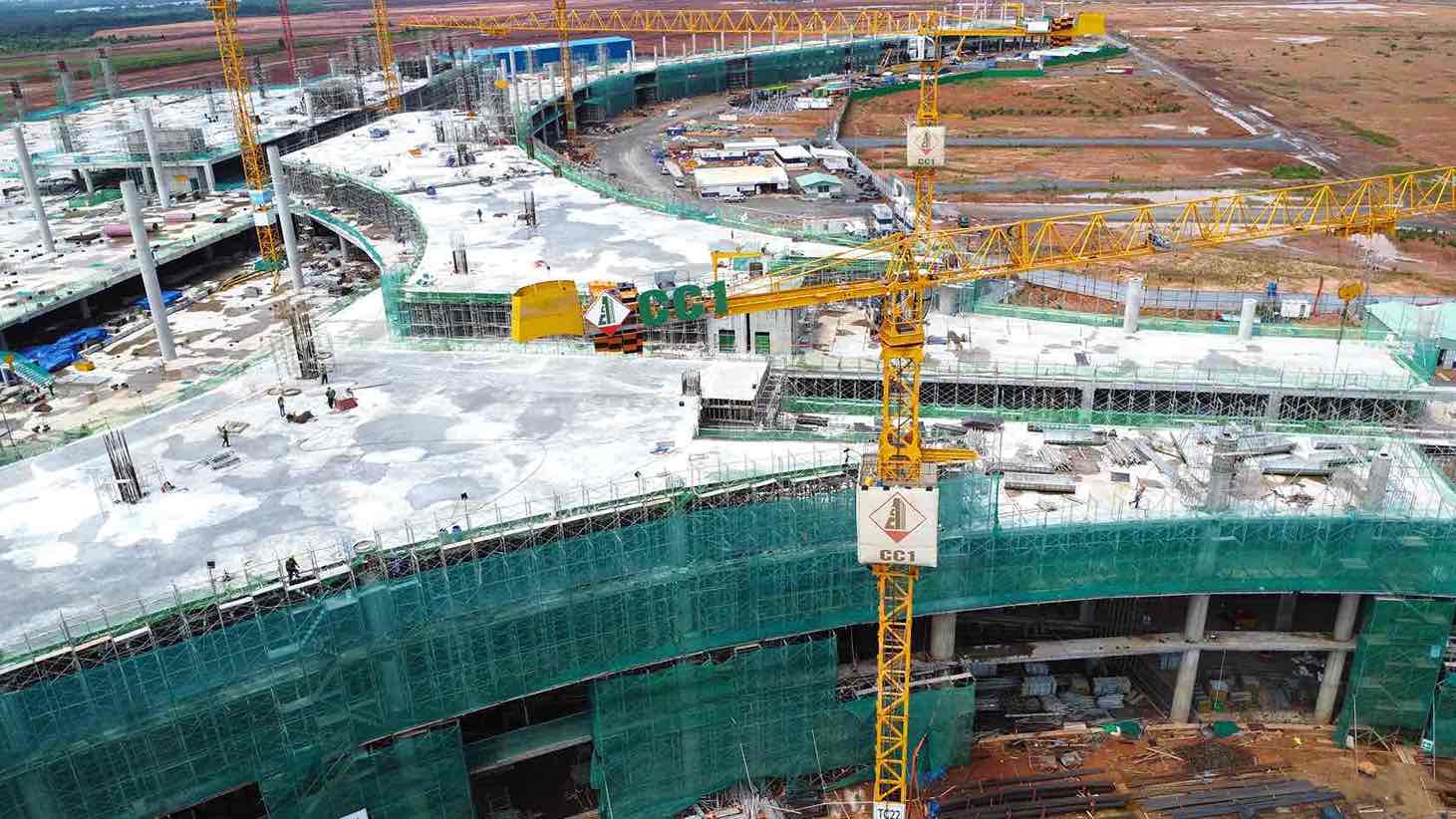 A corner of Long Thanh airport terminal. Photo: HAC