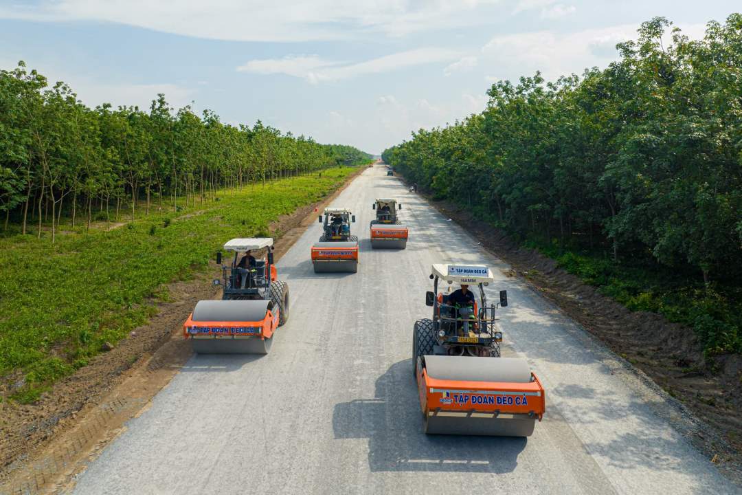 The contractor is speeding up construction progress. Photo: TDDC