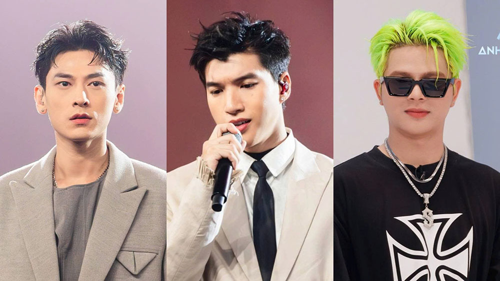 Isaac, HIEUTHUHAI và Rhyder nổi bật ở Anh trai say hi. Ảnh: Nhà sản xuất