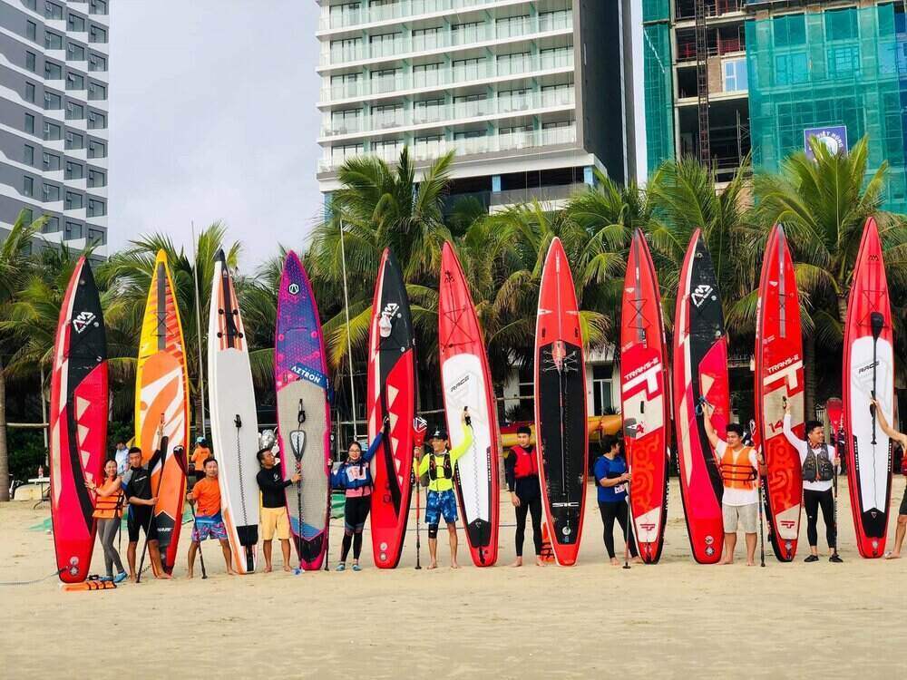 At the beach, visitors will be able to participate in a series of activities. Photo: Nguyen Thi