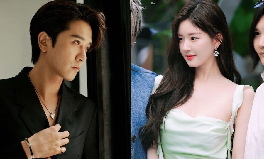 Bành Quán Anh và Triệu Lộ Tư kết hợp trong phim mới. Ảnh: Weibo