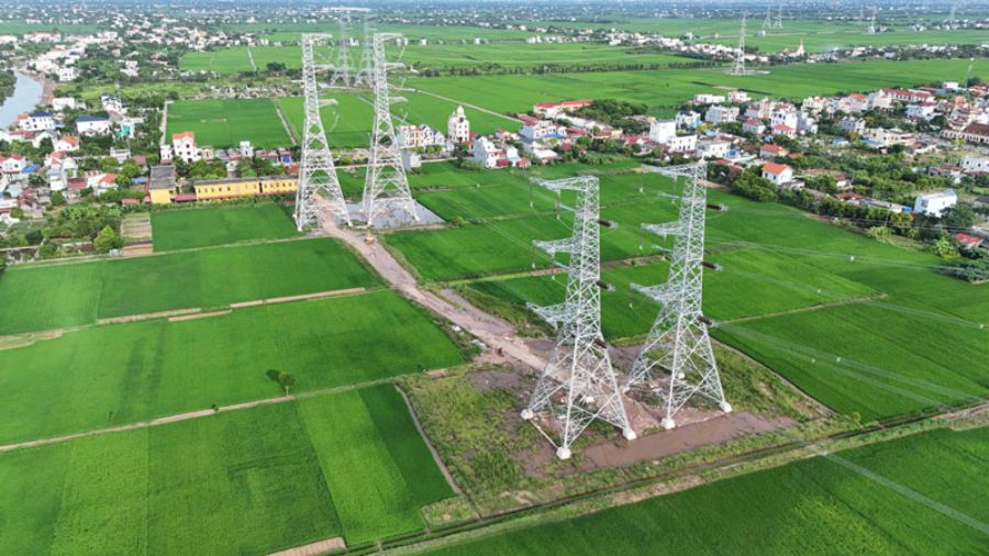 500kV line circuit 3 is fully operational. Photo: EVNNPT