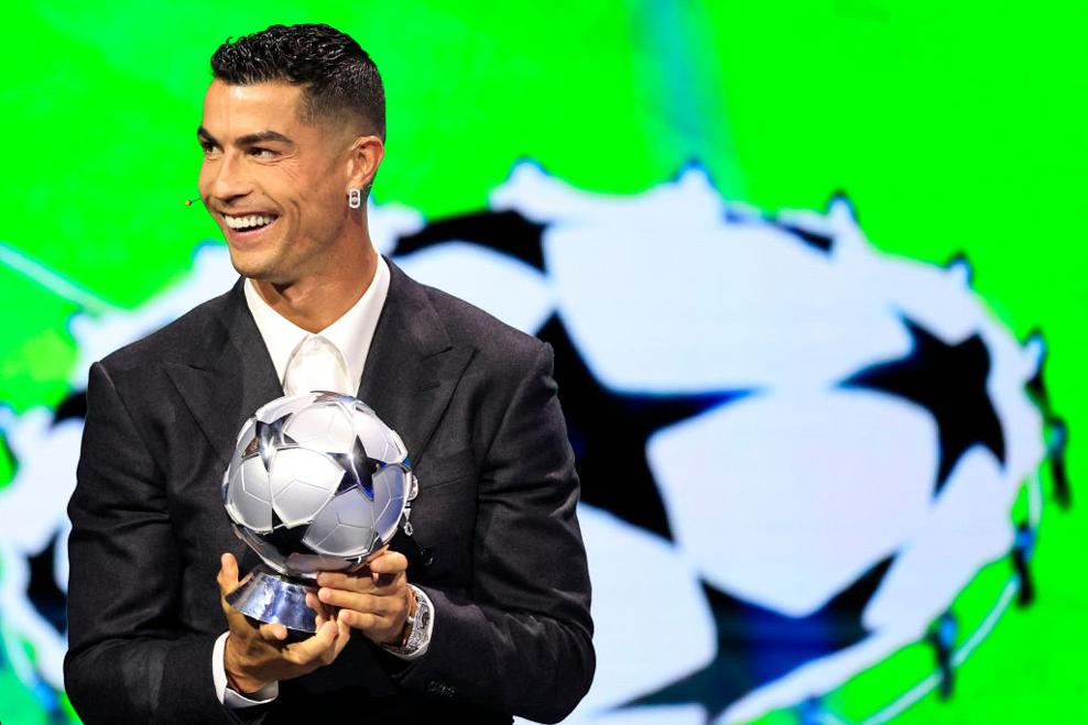 Cristiano Ronaldo honored. Photo: UEFA