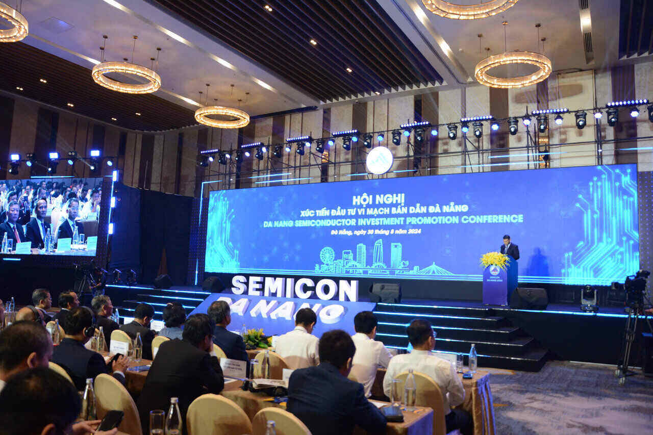 Da Nang City organizes the Da Nang Semiconductor Day event in 2024. Photo: Mai Huong