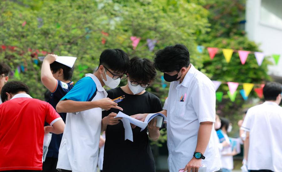 Sĩ tử tham gia kỳ thi tốt nghiệp THPT năm 2024. Ảnh: HẢI NGUYỄN