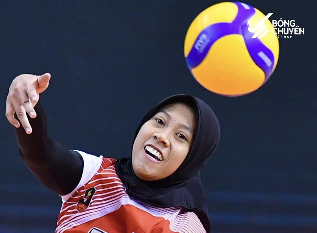 Megawati is a quality addition to the Indonesian women's volleyball team. Photo: Vietnam Volleyball