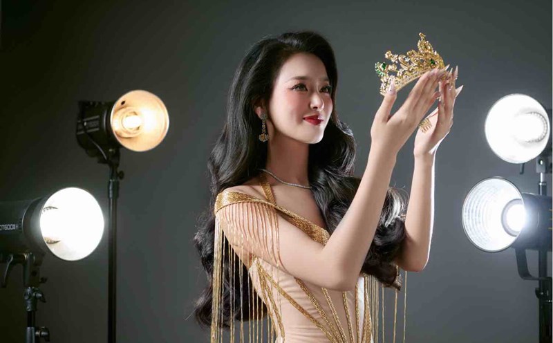 Á hậu Bùi Khánh Linh. Ảnh: NVCC