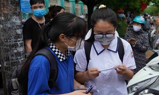 Thanh tra Bộ GDĐT chỉ rõ, công tác chấm thi lớp 10 ở Hải Phòng có sai sót. Ảnh: Mai Dung