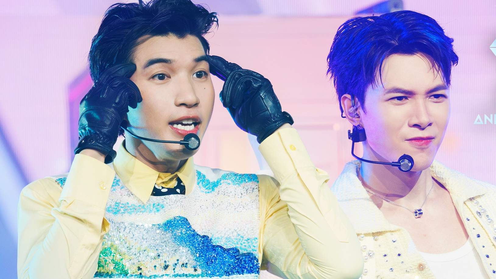 Anh Tú Atus và HIEUTHUHAI trong tập 7 "Anh trai say hi". Ảnh: Nhà sản xuất