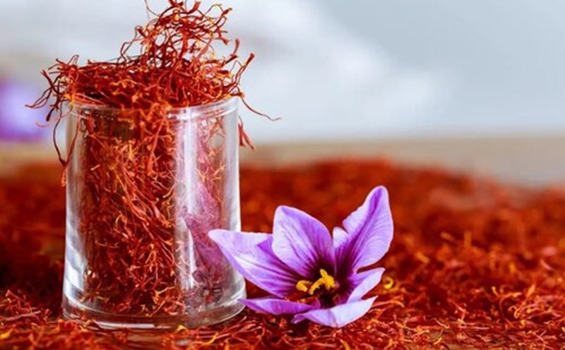 Nghệ tây là thực phẩm có thể giảm thiểu chứng âu lo nếu dùng đúng cách. Ảnh: Pixabay