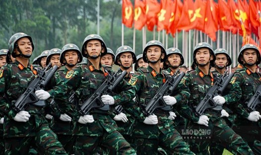 Nhiều trường quân đội đã công bố điểm chuẩn xét tuyển sớm năm 2024. Ảnh: Trần Vương