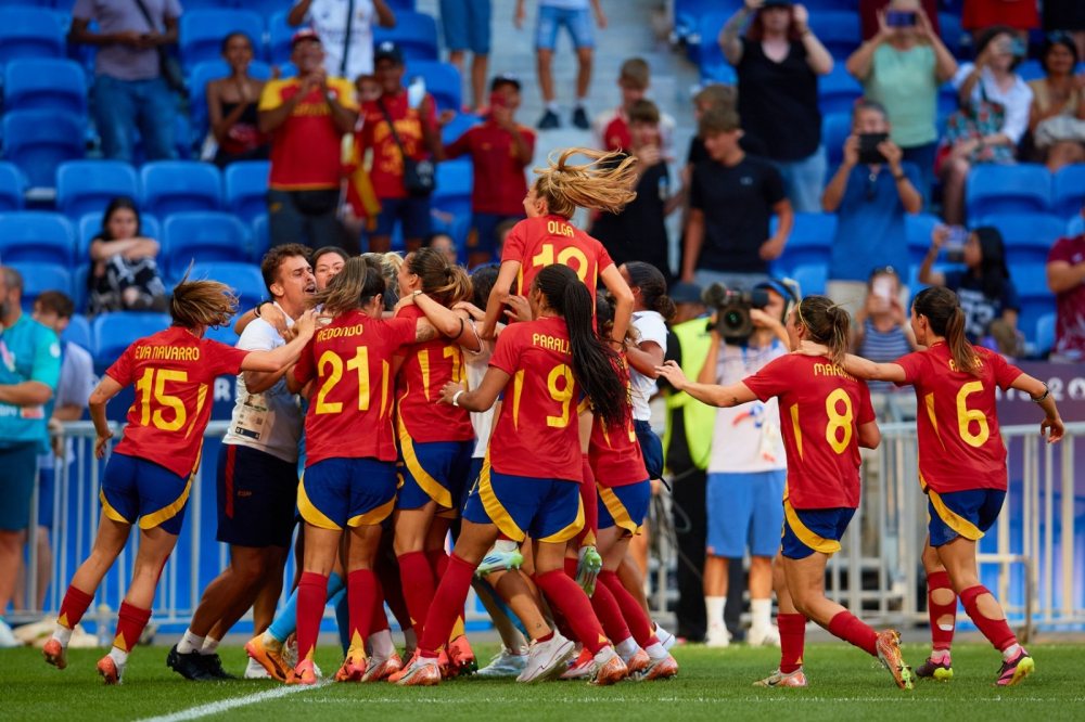 The Spanish women's team beat the Colombian women's team on penalty kicks. Photo: Spanish Football Federation