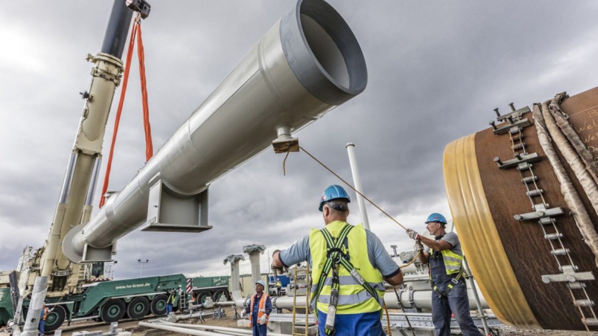 Nord Stream 2 construction process. Photo: Nord Stream 2