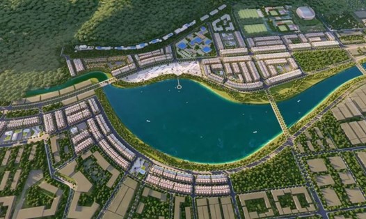 Phối cảnh Dự án Trung tâm AI - Đô thị phụ trợ của FPT tại Bình Định. Ảnh: FPT