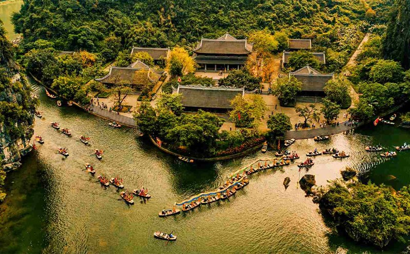 Di sản Văn hóa và Thiên nhiên thế giới Tràng An được xem là "trái tim" của đô thị di sản thiên niên kỷ trong tương lai. Ảnh: Trường Huy