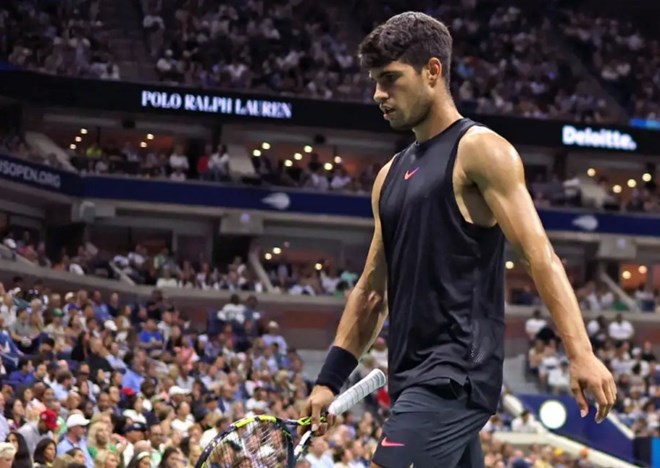 Alcaraz bị loại sốc ngay vòng 2 US Open 2024