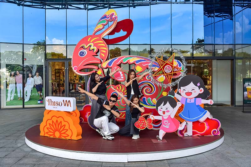 Unique check-in corners at Thiso Mall Sala. Photo: Thanh Thao