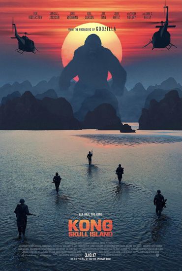 Poster of the movie Kong: Skull Island filmed in Ha Long (Quang Ninh), Trang An (Ninh Binh) and Chuot Cave (Quang Binh) in 2016. Photo: Producer