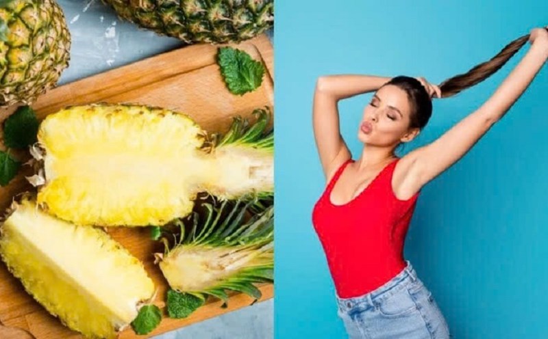 Lợi ích của quả dứa đối với mái tóc. Nguồn ảnh: Adobe Stock