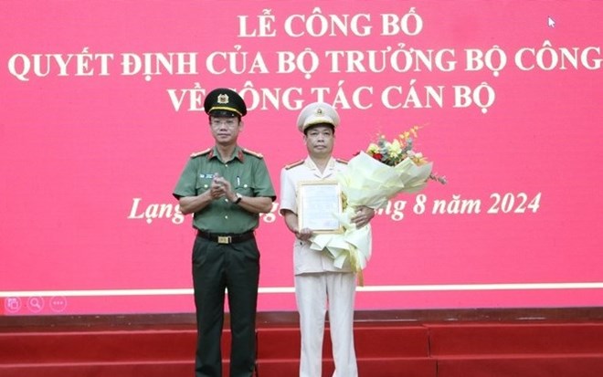 Bổ nhiệm Thiếu tướng, Thượng tá công an giữ các chức vụ
