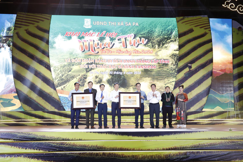 Sa Pa received provincial-level relic recognition with 2 tourist attractions. Photo: Provided by the unit