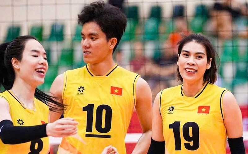 Tuyển bóng chuyền nữ Việt Nam sẽ gặp Korabelka (Nga) tại chung kết VTV Cup 2024. Ảnh: VFV