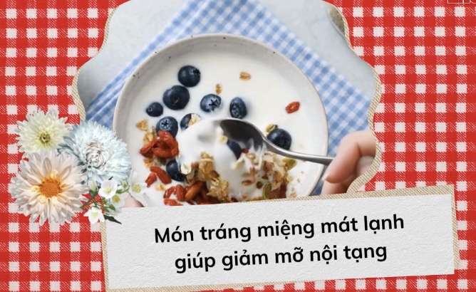 Loại tráng miệng hàng đầu giúp bạn giảm mỡ nội tạng. Đồ hoạ: Hương Giang 