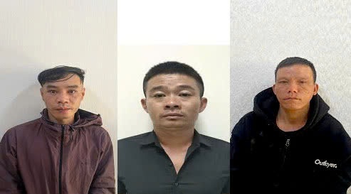 Các đối tượng trộm sầu riêng ở Lâm Đồng vừa bị công an bắt giữ 
Ảnh: Nguyễn Quân